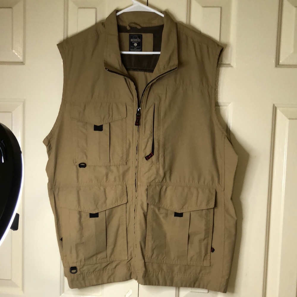 Men's Tan Utility Vest